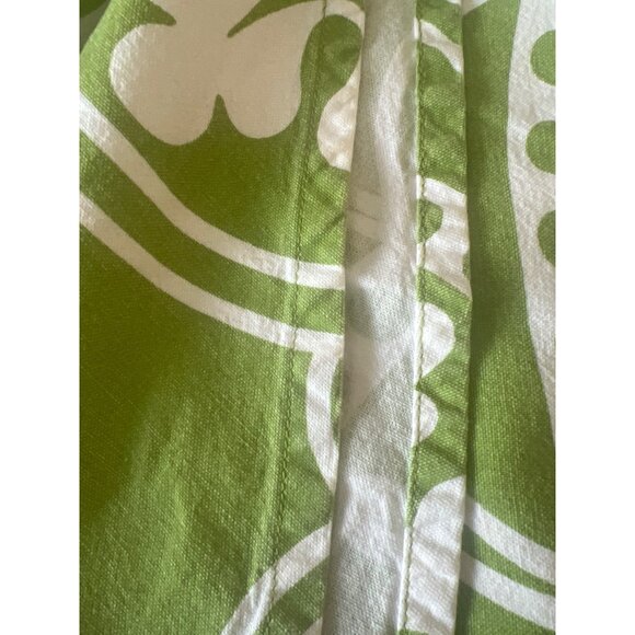 DwellStudio For Target Green White Medallion Mandala Tablecloth 66" round - Picture 3 of 4